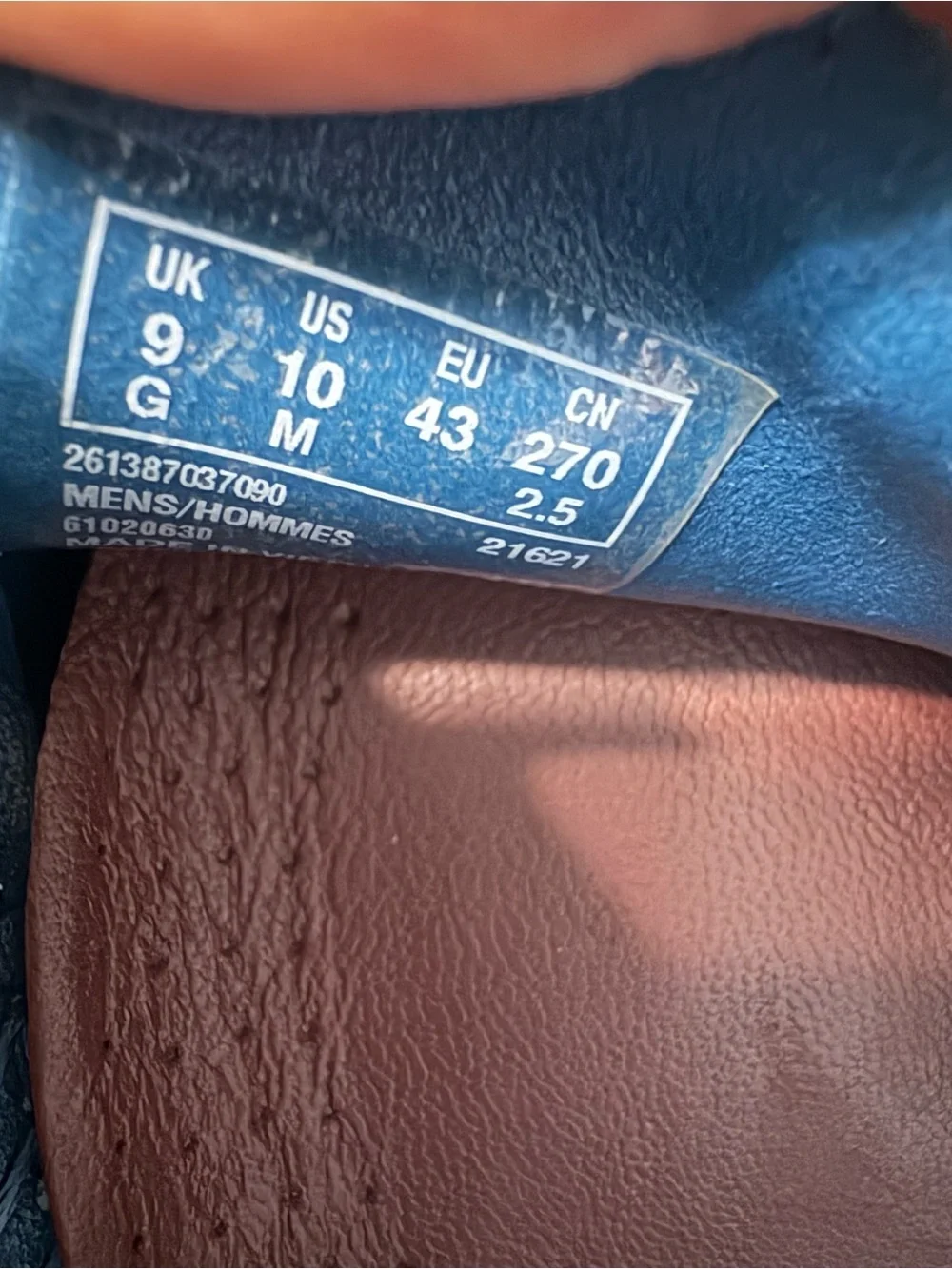 Men’s Blue Suede Wallabee Moccasin